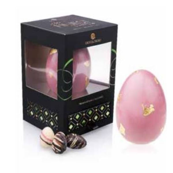 Luxury egg Ruby with Gold
